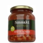 Biologische Witte Bonen in Totmatensaus - Smaakt 370 ml pot