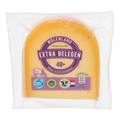 Een Goudse Kaas extra belegen 48+ van Molenland - 450 gr