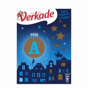 Verkade Chocoladeletter Puur 135 gram - Hollandse Boodschappen