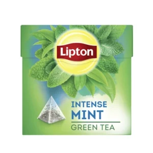 Een doosje Lipton Intense Mint met Groene thee - 32 gram