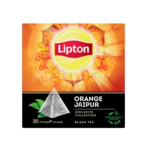 Een doosje Lipton Orange Jaipur met Zwarte thee - 36 gram