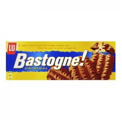 Een pakje LU Bastogne koekjes Original 260 gram